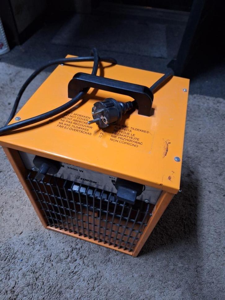 Ventilator kachel 1500-3000 watt Professioneel EUROM EK 3000, Hobby en Vrije tijd, Overige Hobby en Vrije tijd, Gebruikt, Ophalen of Verzenden