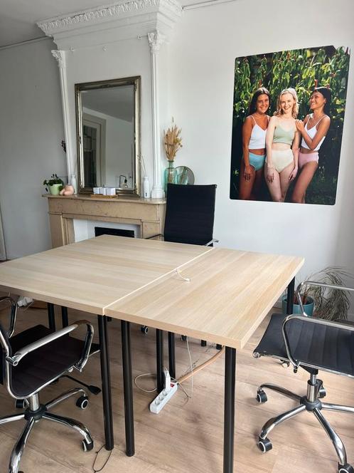 Bureau tafels 9 stuks in totaal, Huis en Inrichting, Bureaus, Gebruikt, Ophalen