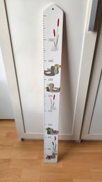 Vintage groeimeter 1974 houten meetlint kinderkamer deco, Ophalen