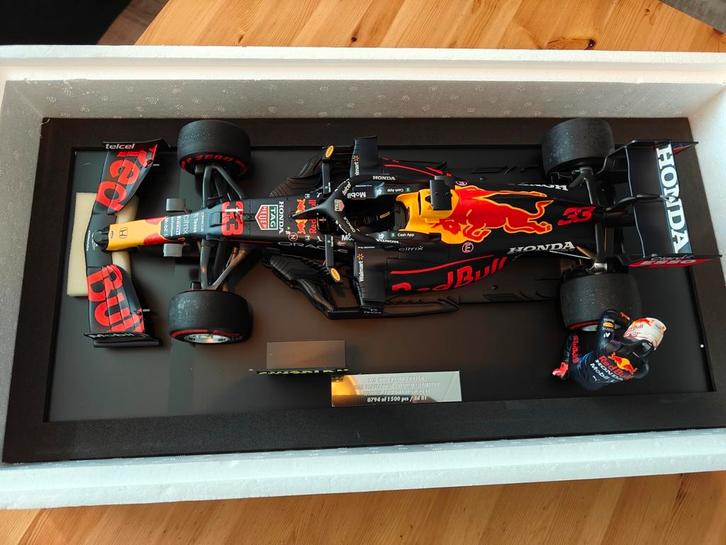 Max Verstappen 1:12 Wereldkampioen Abu Dhabi RB16B 2021, Verzamelen, Automerken, Motoren en Formule 1, Nieuw, Formule 1, Ophalen of Verzenden