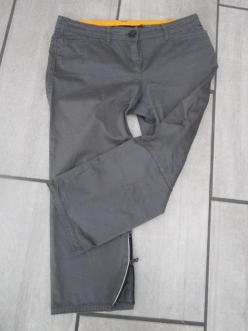 Donkergrijze Marccain (stretch) damesbroek, maat N4=40, Kleding | Dames, Broeken en Pantalons, Zo goed als nieuw, Maat 38/40 (M)
