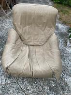 Gratis Leolux fauteuil, Ophalen, Gebruikt, 50 tot 75 cm, Leer