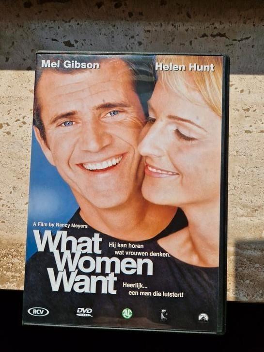 DVD What women want, Cd's en Dvd's, Dvd's | Komedie, Gebruikt, Romantische komedie, Alle leeftijden, Ophalen of Verzenden