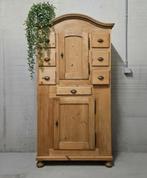 Antieke brocante grenen spekkast meidenkast vintage kast, Ophalen of Verzenden