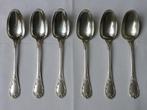 6 antieke Christofle Marly verzilverde soep- of dinerlepels, Antiek en Kunst, Antiek | Bestek, Ophalen