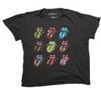 Vintage T-shirt Rolling Stones Tongues T-51, Kleding | Heren, Ophalen of Verzenden, Gedragen, Zwart
