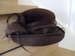 Dames bruine hoed maat 57, Ophalen of Verzenden, Zo goed als nieuw, 56 of 57 cm (M, 7 of 7⅛ inch), Hoed