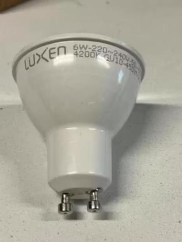 NIEUW! Luxen led lamp 6W 450 om 4200K per 6 stuks €7,99 beschikbaar voor biedingen