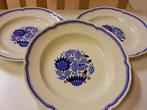 Soepborden bloemen Boch Louviere doorsnede 26 cm, Antiek en Kunst, Antiek | Keramiek en Aardewerk, Ophalen of Verzenden