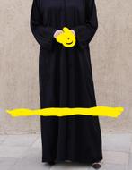 Dubai abaya kaftan marokkaanse jurk, Verzenden, Zo goed als nieuw, Maat 38/40 (M), Onder de knie
