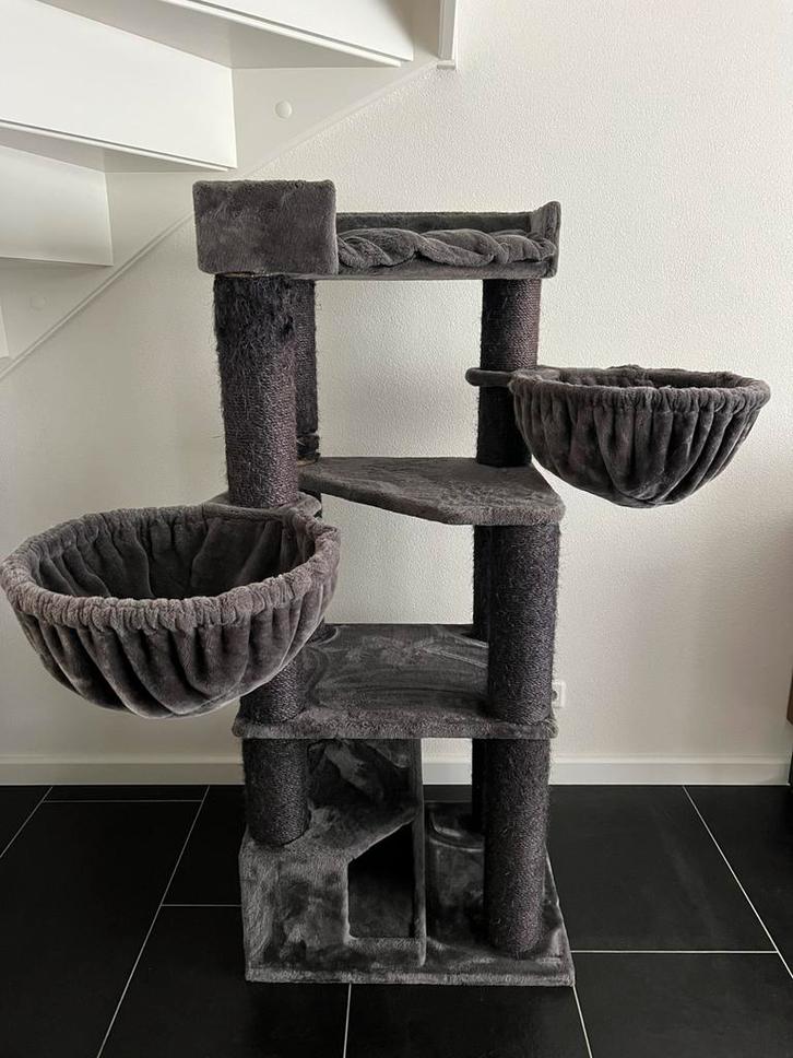 Te koop: RHR krabpaal Corner coon, antraciet, Dieren en Toebehoren, Krabmeubelen, Gebruikt, Krabpaal, Ophalen