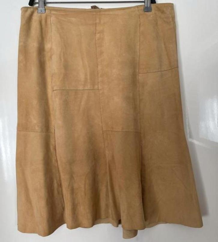 Arma soepel suède rok maat 42 [DM], Kleding | Dames, Rokken, Zo goed als nieuw, Maat 42/44 (L), Beige, Knielengte, Ophalen of Verzenden