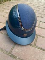 cap Charles Owen Kylo Gloss Brede Klep Donkerblauw, Dieren en Toebehoren, Paardrijkleding, Ophalen of Verzenden, Zo goed als nieuw