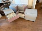 4 Ladeblokjes voor Hangmappen, Huis en Inrichting, Kasten | Ladekasten, Ophalen, Minder dan 50 cm, Gebruikt, 3 of 4 laden