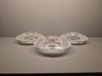 3 x Orrefors Discus waxinelichthouders, Huis en Inrichting, Ophalen of Verzenden, Overige materialen, Minder dan 25 cm