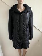 Barbara Lebek winterjas zwart middellang maat 44, Zwart, Maat 42/44 (L), Ophalen of Verzenden, Zo goed als nieuw