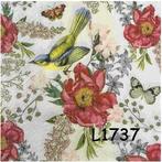 Servetten decoupage/bullet journal – Voorjaar – L1737, Verzenden, Nieuw, Materiaal