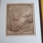 Info gezocht over dit oude lithografische werk.Rembrandt., Ophalen of Verzenden