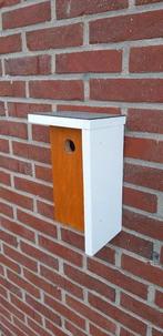 Eikenhouten vogelhuisjes voor de koolmees, bitumen bekleed, Dieren en Toebehoren, Vogels | Toebehoren, Ophalen of Verzenden, Nieuw