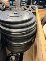 200 kg bumper plates Olympische halter schijven, Sport en Fitness, Fitnessmaterialen, Ophalen, Halterschijven, Gebruikt, Bumperplates
