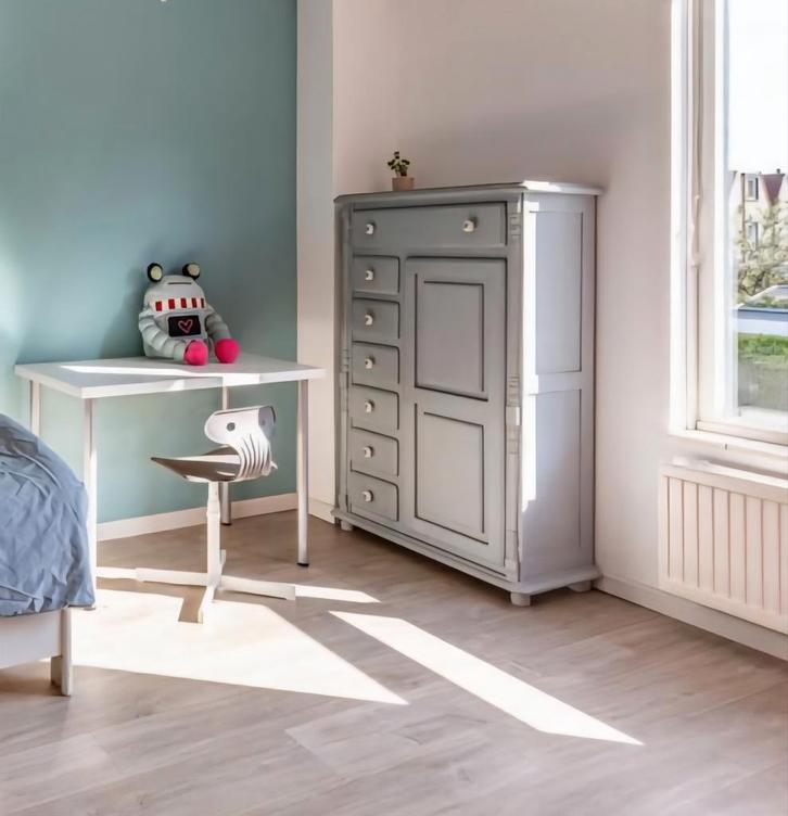 Massief Eiken Spekkast - Landelijke Stijl, Huis en Inrichting, Kasten | Kledingkasten, Gebruikt, 100 tot 150 cm, 50 tot 100 cm