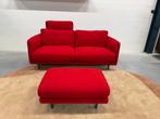 Nieuw Pode Tweak Bank 2x80 Hallingdal Stof Rood 192cm, Huis en Inrichting, 75 tot 100 cm, Rechte bank, Stof, Pode