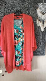 EXXCELLENT Vest Koraal Zilver Oversized 46/52, Ophalen of Verzenden, Zo goed als nieuw, Maat 46/48 (XL) of groter, Grijs