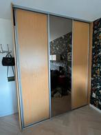 Schuifdeurkast met spiegel, licht eiken BxHxD 2,0x2,47x0,68m, Huis en Inrichting, Kasten | Kledingkasten, Ophalen, Zo goed als nieuw