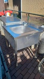 Tekoop mooien diepen rvs wasbak met kraan, Ophalen