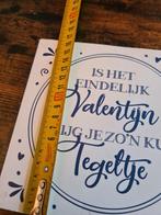 Tegel met tekst - Valentijn, Ophalen of Verzenden