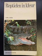 Boek Reptielen in kleur, Boeken, Dieren en Huisdieren, Ophalen of Verzenden, Zo goed als nieuw, Carl Gans, Reptielen of Amfibieën