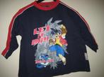 Donkerblauw shirt, 116, Beyblade, Ophalen of Verzenden, Zo goed als nieuw, Jongen, Shirt of Longsleeve