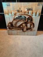 3d schilderij Volkswagen kever, Huis en Inrichting, Woonaccessoires | Schilderijen, Tekeningen en Foto's, 75 tot 100 cm, Schilderij