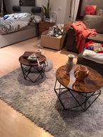Ronde Salontafel Set Vintage Flair, Ophalen, Minder dan 45 cm, Minder dan 55 cm, Rond