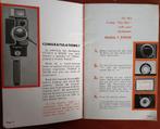 Fujica 8 zoom Movie Camera GEBRUIKSAANWIJZING jaren 50/60, Filmcamera, Ophalen of Verzenden