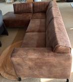 Hoekbank Cognac Links, Ophalen, Kringloopehb41@hotmail.com, Leer, Nieuw