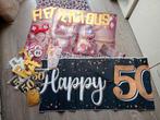 50 Jaar Verjaardag Versiering Set, Ophalen, Nieuw, Feestartikel, Verjaardag