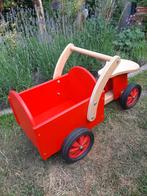 Houten bakfiets/ loopwagentje/ fiets beukenhout, Ophalen, Gebruikt, Loopfiets