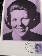 Beatrix maximum kaarten, Ophalen of Verzenden, Gestempeld