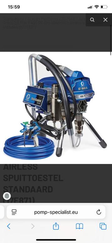 Verfspuit Graco 495 Pro te huur beschikbaar voor biedingen