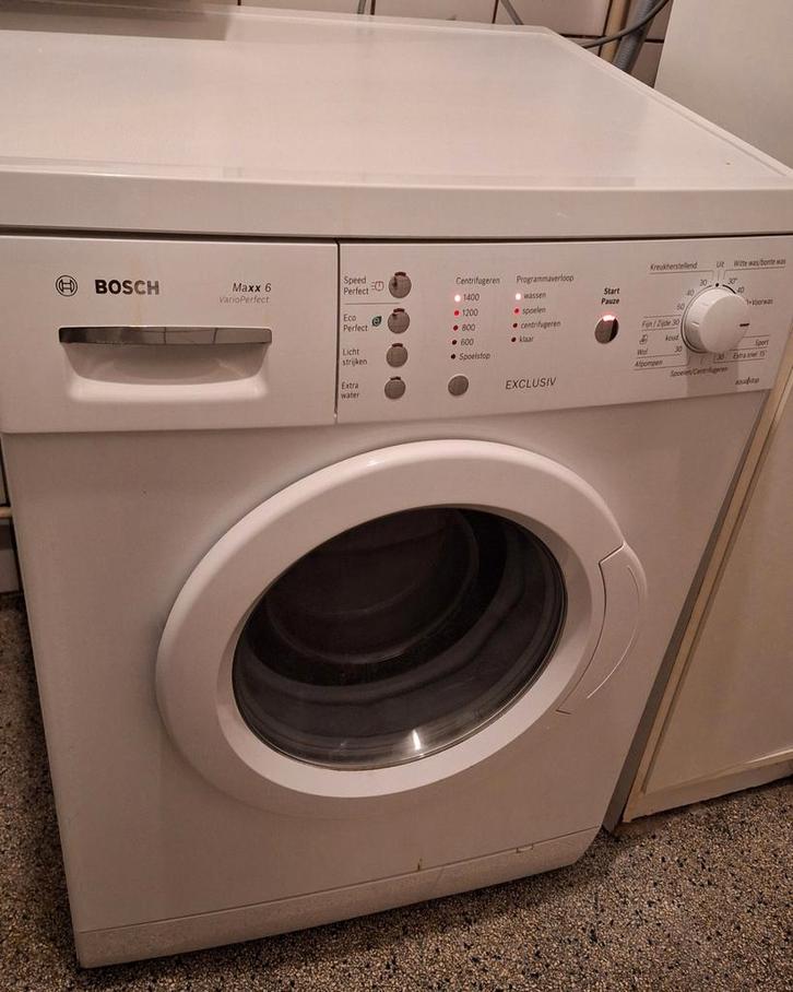 Bosch Maxx 6 Voorlader Wasmachine, Witgoed en Apparatuur, Wasmachines, Gebruikt, Voorlader, 4 tot 6 kg, 85 tot 90 cm, 1200 tot 1600 toeren