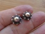 antiek zilveren Zeeuse knop manchetten [025], Verzenden, Zilver, Manchetknopen