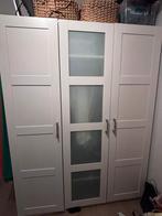 IKEA PAX kledingkast 3‑delig wit, Ophalen, Met deur(en), Gebruikt, 100 tot 150 cm