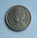 Zeldzame halve gulden uit 1912 Wilhelmina opgestoken haar, Ophalen of Verzenden, Koningin Wilhelmina, ½ gulden, Zilver