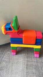 NIEUWE VROLIJKE KLEUREN SPAARPOT, leuk als cadeau!, Verzamelen, Spaarpotten, Ophalen of Verzenden, Nieuw, Steen, Aardewerk of Keramiek