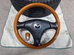 Mazda MX5 NB Nardi Houten Stuur En Pook, Ophalen of Verzenden, Gebruikt, Mazda