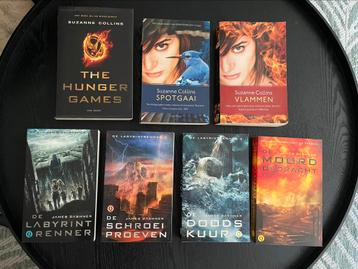 Hunger games en Maze runner series  beschikbaar voor biedingen