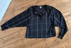 Zwarte H&M tuniek blouse zwart met ruit - Maat 40 dames, Ophalen of Verzenden, Zo goed als nieuw, Maat 38/40 (M), Zwart