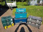 raaco makita metabo stanley koffers/kisten, Doe-het-zelf en Verbouw, Gereedschapskisten, Ophalen, Gebruikt