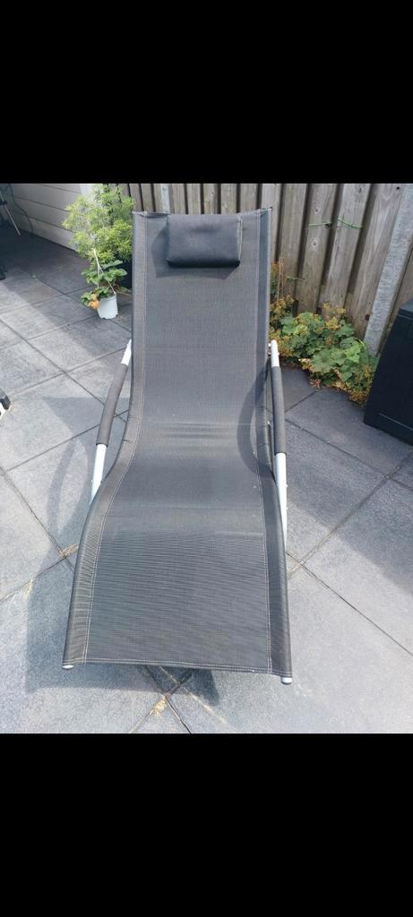 Adria Ligstoel - Verstelbaar en Comfortabel, Tuin en Terras, Ligbedden, Zo goed als nieuw, Textileen, Ophalen